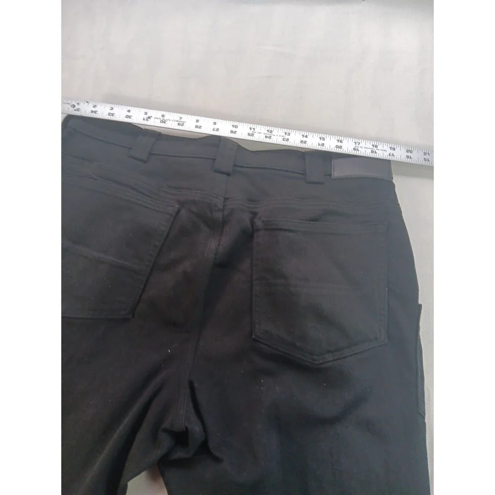 Duluth Trading Ballroom Double Flex Pants Mens 38x30 Black Stretch Relaxed Work